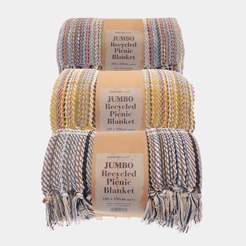 Jumbo recycled picnic blanket Thumbnail