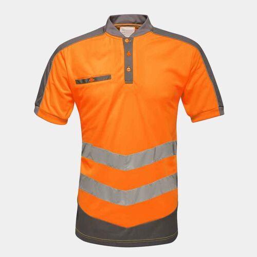 Regatta High Visibility Piqué Polo Shirt Thumbnail
