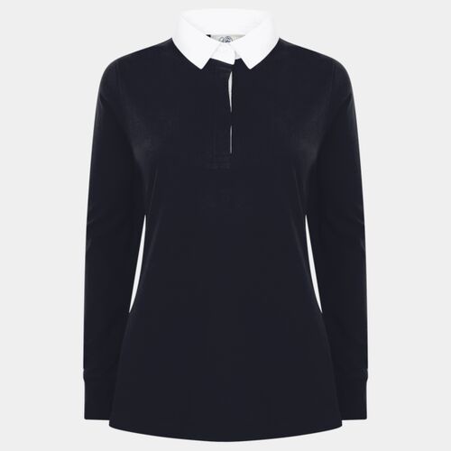 Women's long sleeve plain rugby shirt Thumbnail