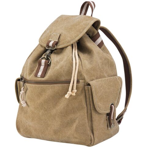 Vintage canvas backpack Thumbnail
