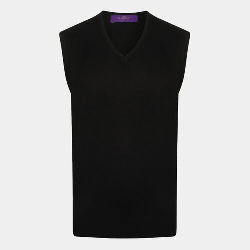 Sleeveless v-neck jumper Thumbnail
