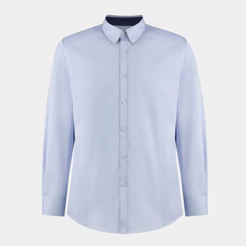 Contrast premium Oxford shirt (button-down collar) long-sleeved (tailored fit) Thumbnail