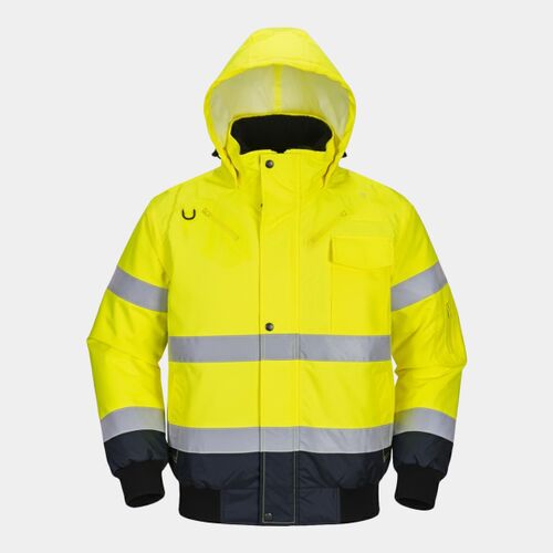 Hi-vis contrast bomber jacket (C465) Thumbnail