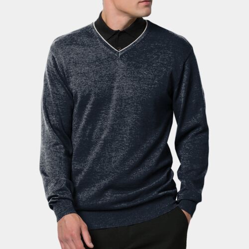 Contrast Arundel sweater Thumbnail
