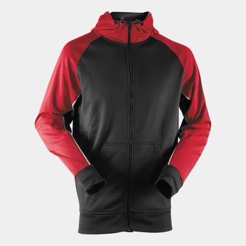 Panelled sports hoodie Thumbnail