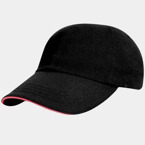 Junior low-profile heavy brushed cotton cap with sandwich peak Thumbnail