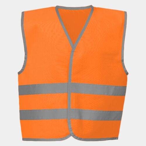 Yoko Kids Hi-Vis Two Band Waistcoat Thumbnail
