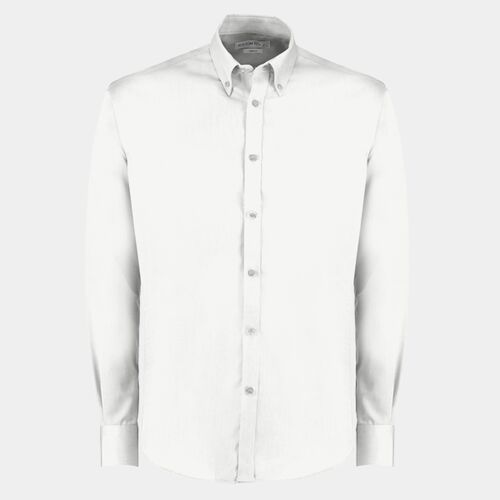 Slim fit non-iron Oxford twill shirt long-sleeved (slim fit) Thumbnail