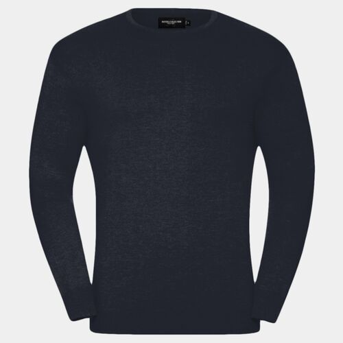 Crew neck knitted pullover Thumbnail