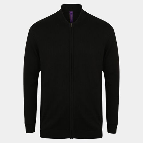 Henbury Unisex Zip Through Cardigan Thumbnail