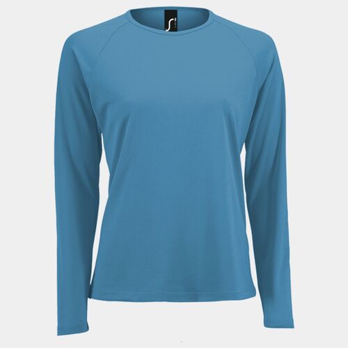 SOL'S Ladies Sporty Long Sleeve Performance T-Shirt Thumbnail