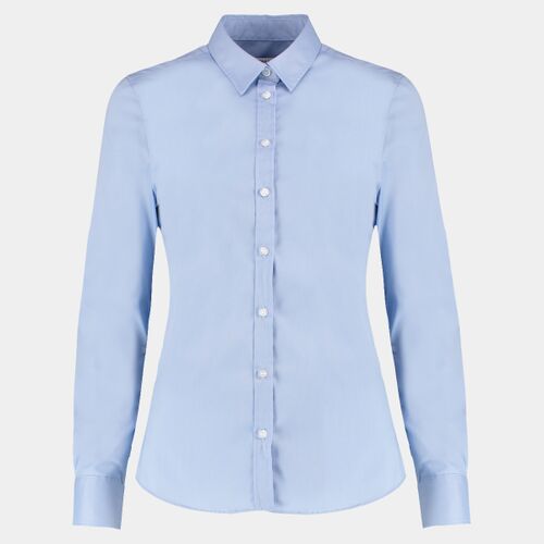Tailored Fit Long Sleeve Stretch Oxford Shirt Thumbnail
