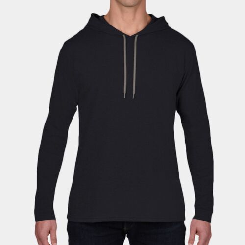 Softstyle Adult Long Sleeve Hooded T-Shirt Thumbnail
