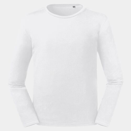 Russell Pure Organic Long Sleeve T-Shirt Thumbnail