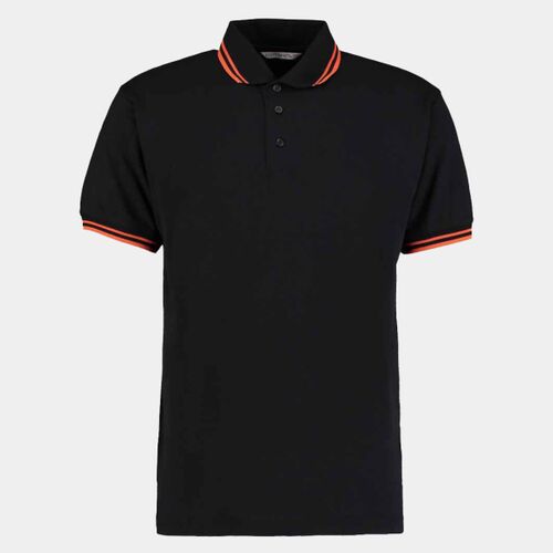 K409 Unisex Tipped Collar Polo Shirt Kustom Kit Thumbnail