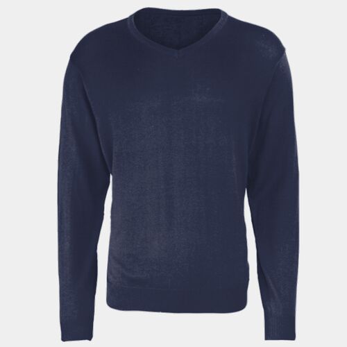 Mens V-Neck Knitted Sweater Thumbnail
