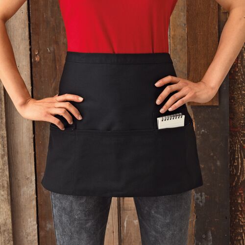 Premier Waist Apron With Zipped Pockets PR105 Thumbnail