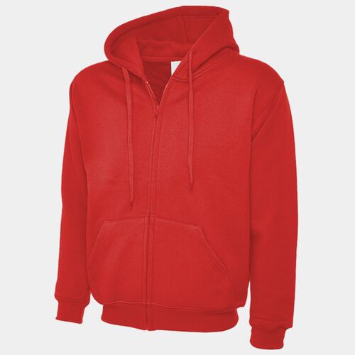 UC504 Adults Classic Full Zip Hooded Sweatshirt Uneek Thumbnail