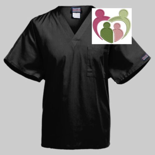 CH4876 Cherokee Unisex V-Neck 1 Pocket Solid Scrub Top - We Care Group Thumbnail