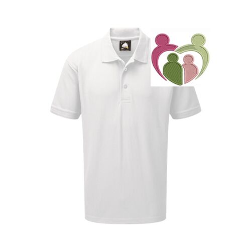 1150-15 Unisex Eagle Premium Polo Shirt - WHITE - WCG Thumbnail