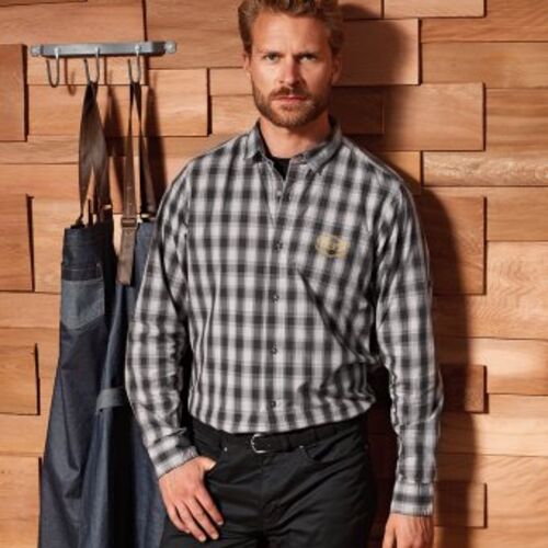 Mulligan check cotton long sleeve shirt PR250 Thumbnail