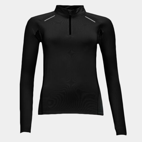 SOL'S Ladies Berlin Long Sleeve Zip Neck Running Top Thumbnail