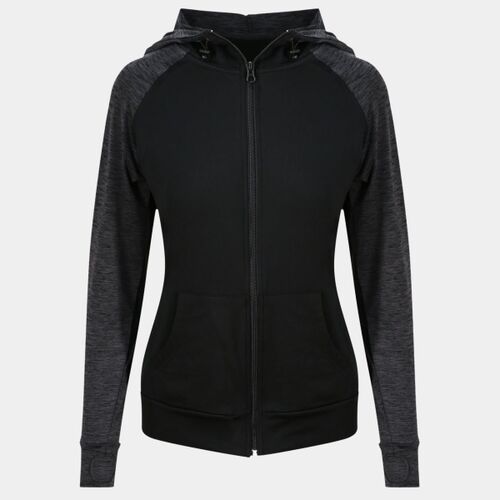 AWDis Cool Girlie Contrast Zoodie JC058 Thumbnail