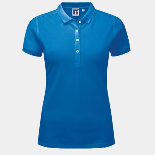 Russell Ladies Stretch Piqué Polo Shirt 566F Thumbnail