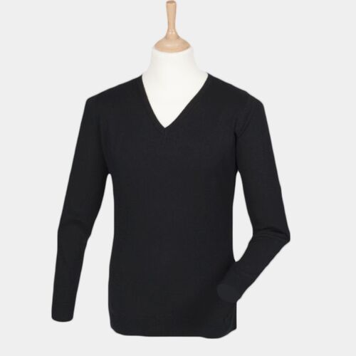 Henbury Acrylic V Neck Sweater Thumbnail
