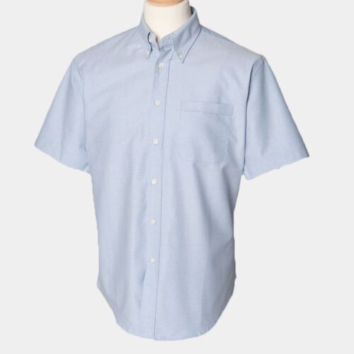 Henbury Short Sleeve Classic Oxford Shirt H515 Thumbnail