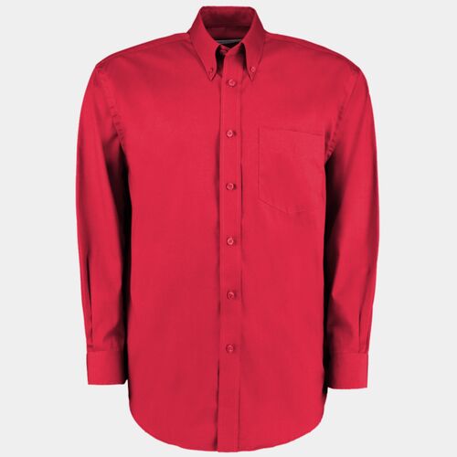 Kustom Kit Premium Long Sleeve Classic Fit Oxford Shirt K105 Thumbnail