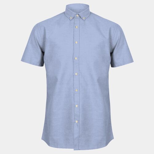 Henbury Modern Short Sleeve Regular Fit Oxford Shirt H517R Thumbnail
