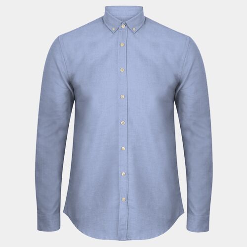 Henbury Modern Long Sleeve Slim Fit Oxford Shirt H512S Thumbnail