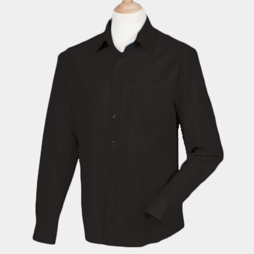 Henbury Long Sleeve Wicking Shirt H590 Thumbnail