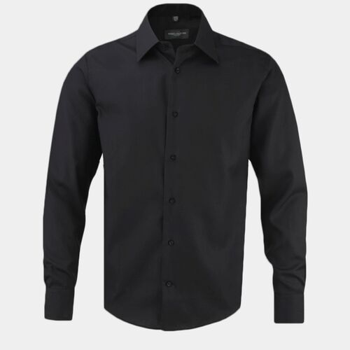 Russell Collection Long Sleeve Tailored Ultimate Non-Iron Shirt 958M Thumbnail