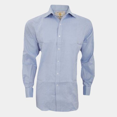 Brook Taverner Andora Long Sleeve Herringbone Shirt BK100 Thumbnail